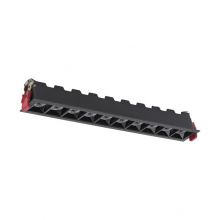 Midi led oprawa wpuszczana 10x4W 3000K czarna